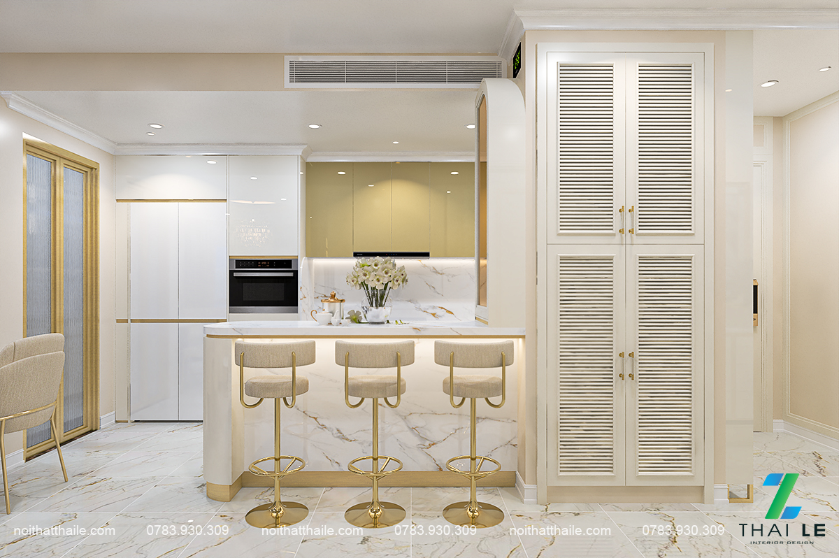 Thiết kế nội thất căn hộ SaiGon Pavillon - 95m2